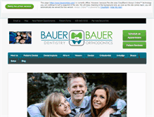 Tablet Screenshot of bauersmiles.com